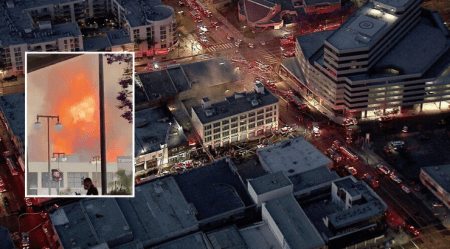 Massive Explosion in Downtown LA Leaves 10 Buildings on Fire, Multiple Firefighters Down