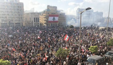 “Leave, You Are All Killers!”: Protesters Take Over Multiple Government Buildings in Beirut