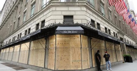 “Ghost Town”: Shocking Dystopian Video of NYC Shows an Abandoned, Boarded Up 5th Avenue