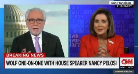 “You’re Always an Apologist for Republicans”: Pelosi Slams CNN’s Wolf Blitzer for Daring to Ask Questions