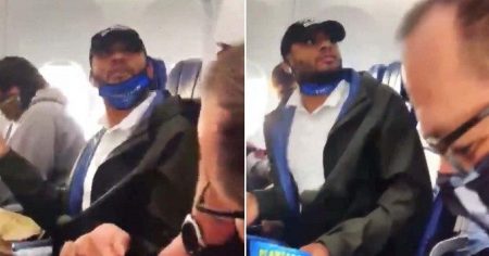 Viral Video Shows Southwest Kicking Black Trump Supporter Off Plane for Lowering Mask to Eat