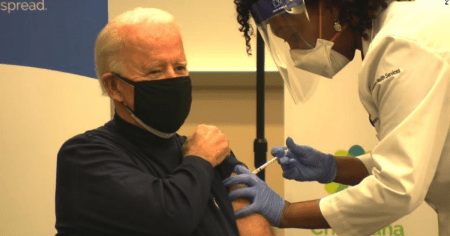 Biden: Trump “Deserves Credit” for COVID-19 Vaccine