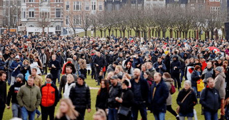Thousands Denounce Lockdown in Amsterdam as Chaos Unfolds at “Unauthorized” Gathering