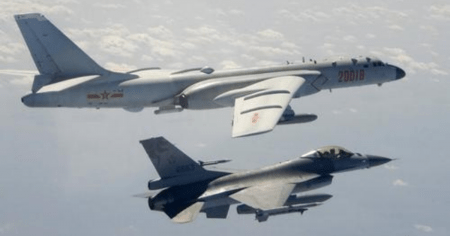 Chinese Bombers Carried Out “Simulated Attack” on USS Roosevelt Carrier Near Taiwan