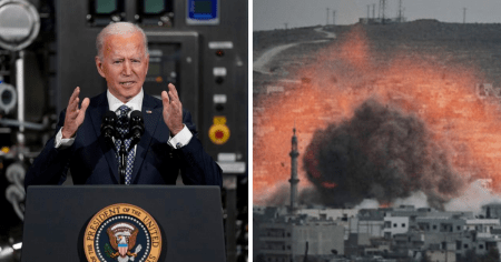 Biden Bombs Syria For The First Time