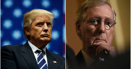 Trump Declares War on Mitch McConnell, Calls Him a “Dour, Sullen, and Unsmiling Political Hack”