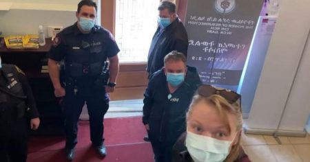 “Gestapo Not Allowed Here!” Viral Video Shows Canadian Pastor Barring ‘COVID Police’ From Entering Church