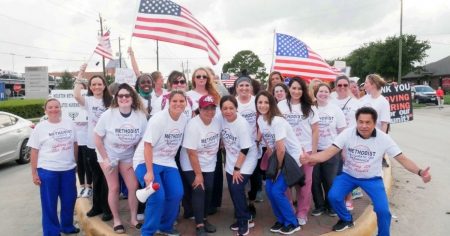 Houston Nurses Protest After Losing Their Jobs for Refusing COVID-19 Shots