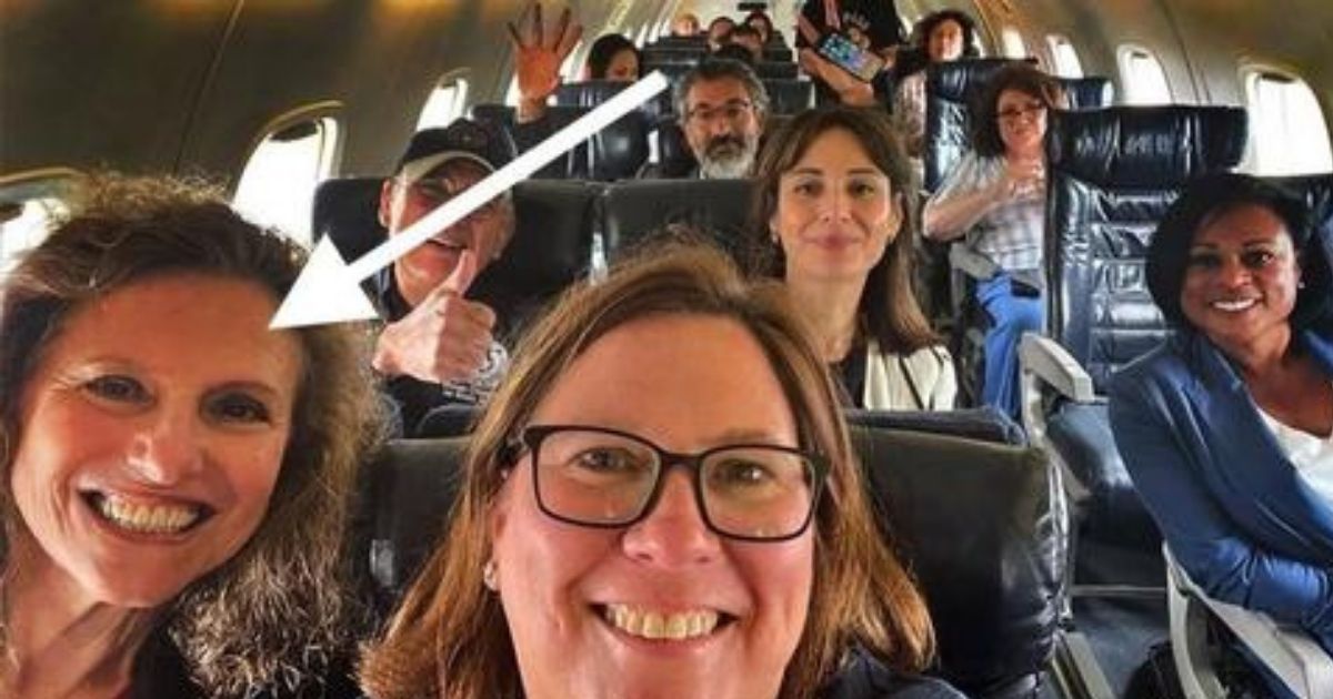 Democrat From Infamous ‘Maskless Flight’ Photo Calls for “Universal Mask-Wearing”