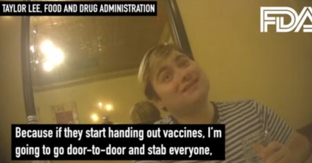 FDA Official Busted Joking About “Blow Dart” Forced Vaccinations, “Jewish Star” Registry to Track Unvaxxed