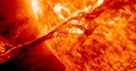 Huge Geomagnetic Storm Hitting Earth Today Could Cause Power Grid and Satellite Disruptions