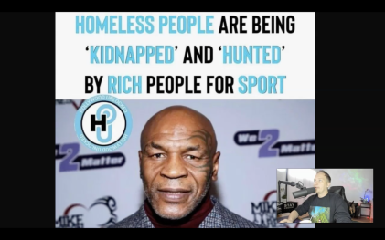 Mike Tyson Is Warning About Rich People Hunting Poor People