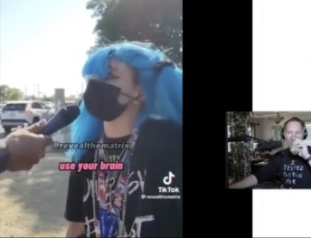 IT’S THE BLUE HAIR