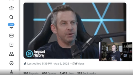 Sam Harris Really Needs To Go For A Walk