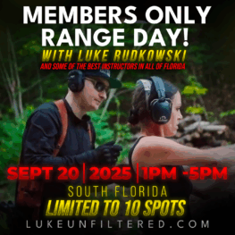 CANCELED | MEMBERS ONLY RANGE DAY — SEPTEMBER 20 IN SOUTH FLORIDA