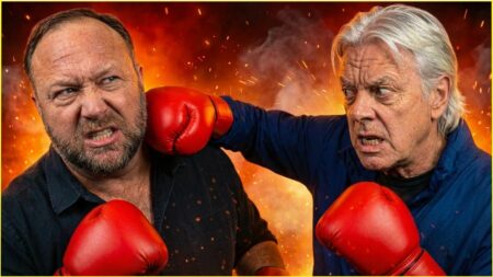 THIS IS INSANE: Alex Jones & David Icke CLASH Over Epstein!
