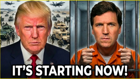 TUCKER ARRESTED AS US PREPARES FOR WAR