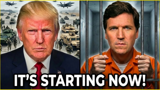 TUCKER ARRESTED AS US PREPARES FOR WAR