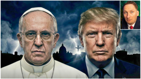 Trump Just Posed as JESUS After Attacking the Pope